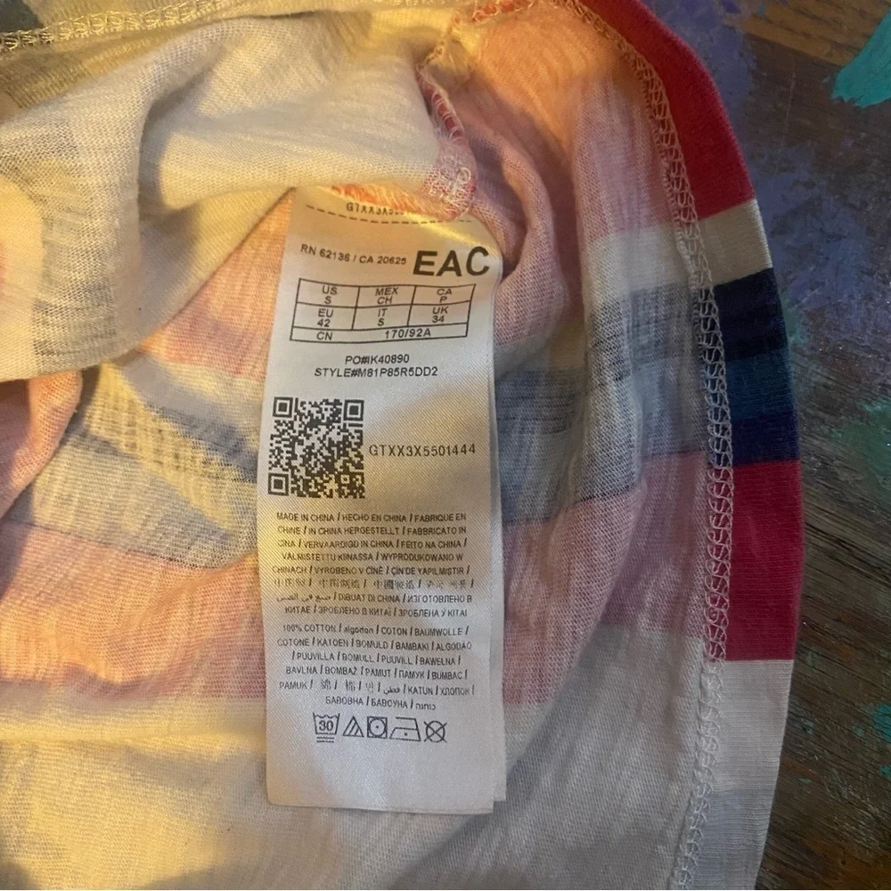 Really Clean Classic Guess Originals Los Angeles Striped Shirt Size Small - Picture 8 of 8